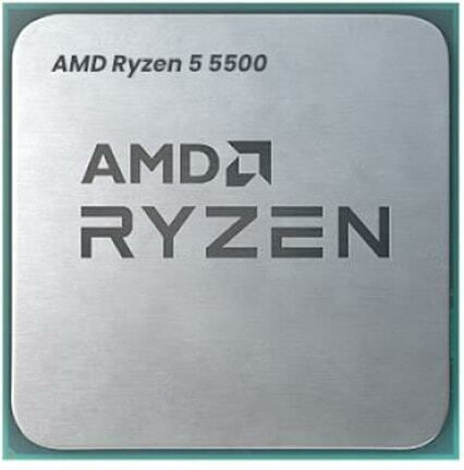 AMD Ryzen 5 5500 3.6GHz Επεξεργαστής 6 Πυρήνων για Socket AM4 Tray