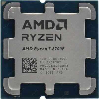 AMD Ryzen 7 8700F 4.1GHz Επεξεργαστής 8 Πυρήνων για Socket AM5 Tray