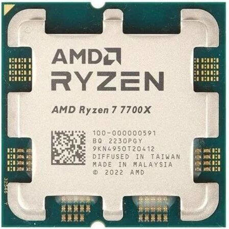AMD Ryzen 7 7700X 4.5GHz Processor 8 Core for Socket AM5 Tray