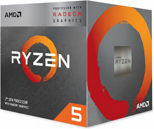AMD Ryzen 5 5500GT 3.6GHz Επεξεργαστής 6 Πυρήνων για Socket AM4 Tray