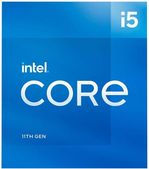 Intel Core i5-11400F 2.6GHz Επεξεργαστής 6 Πυρήνων για Socket 1200 Tray
