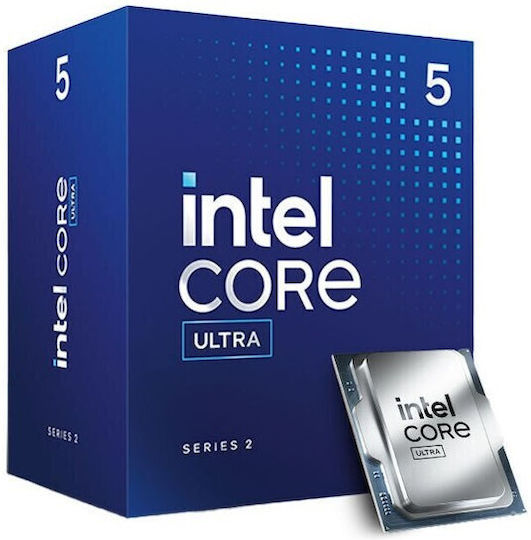 Intel Ultra 5 245K 3.6GHz Επεξεργαστής 14 Πυρήνων για Socket 1851 σε Κουτί