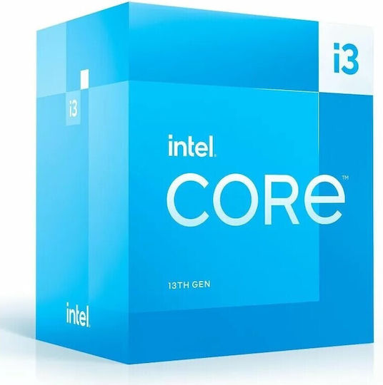 Intel Core i3 13100 3.4GHz Procesor cu 4 nuclee pentru Socket 1700 cu Casetă și Cooler