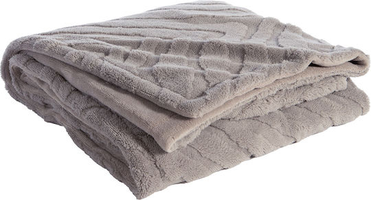 Nef-Nef Homeware Berien Κουβέρτα Sherpa Καναπέ 130x180εκ.