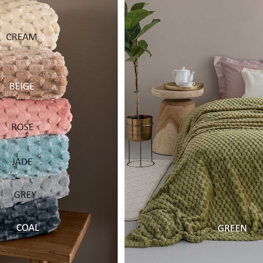 Palamaiki Aster Decke Fleece Einzeln 160x220cm Graue