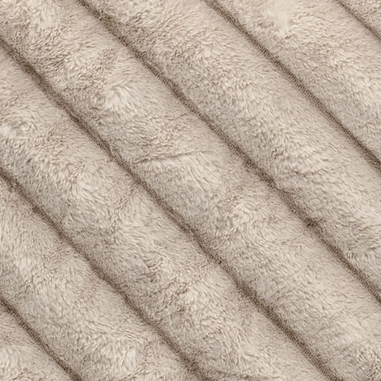 Nima Carezza Κουβέρτα Γούνινη Υπέρδιπλη 220x240εκ. Ivory Εκρού