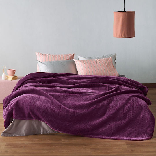 Kentia Loft Bella Samtige Decke Einlagig 160x220cm