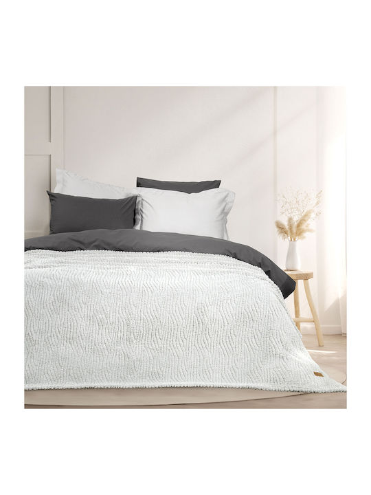 Nima Serenus Fleece Blanket Double 220x240cm Gray