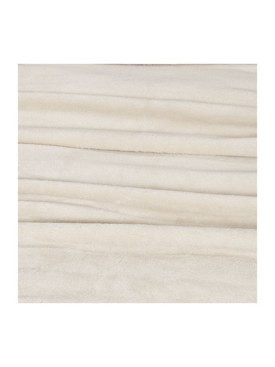 Nima Alpa Blanket Fleece Single 160x220cm Light Beige