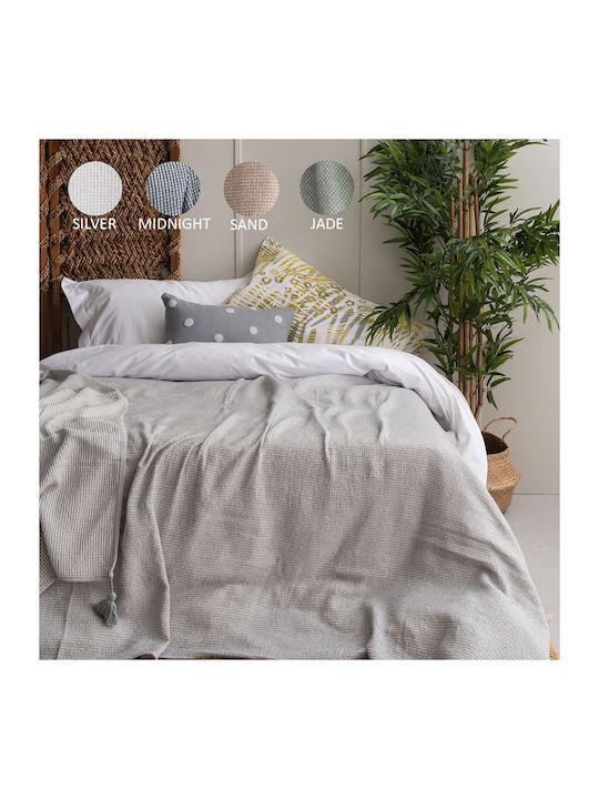 Palamaiki Kira Pique Blanket Double 240x260cm Jade