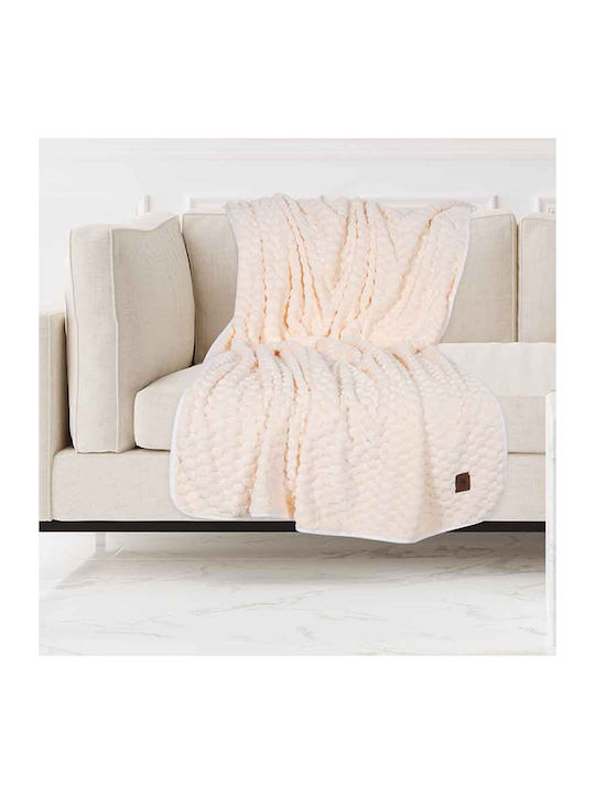 Greenwich Polo Club 8836 Fleece Blanket Sofa 130x170cm Beige