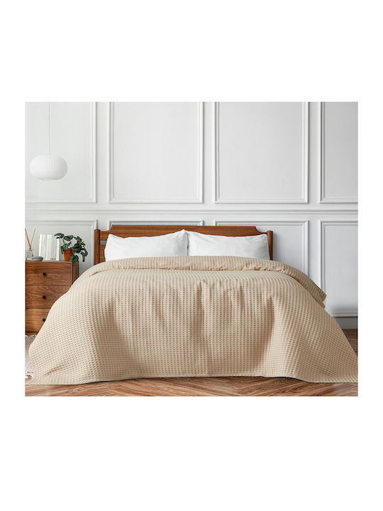 Beauty Home Pique Blanket Single 170x240cm Beige 1990PIMO-sand