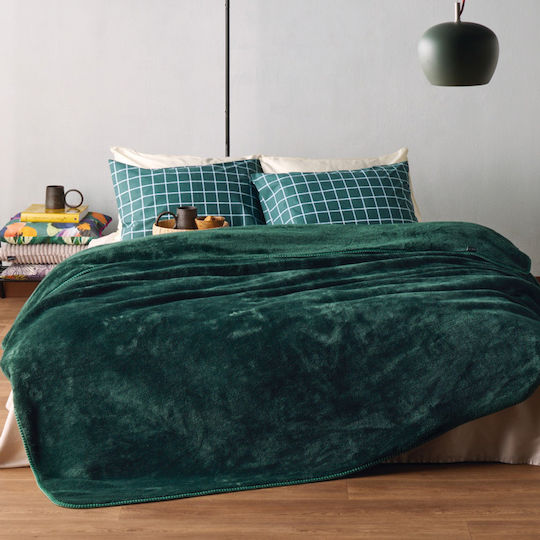 Kentia Monaco Κουβέρτα Βελουτέ Ημίδιπλη 180x220εκ.