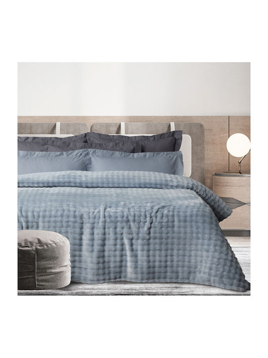 Das Home 1371 Decke Fleece Einzeln 160x220cm Hellblau