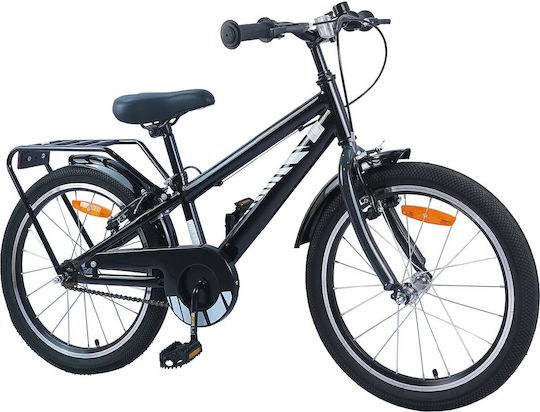 vidaXL 18" Kinderfahrrad Mountainbike Schwarz