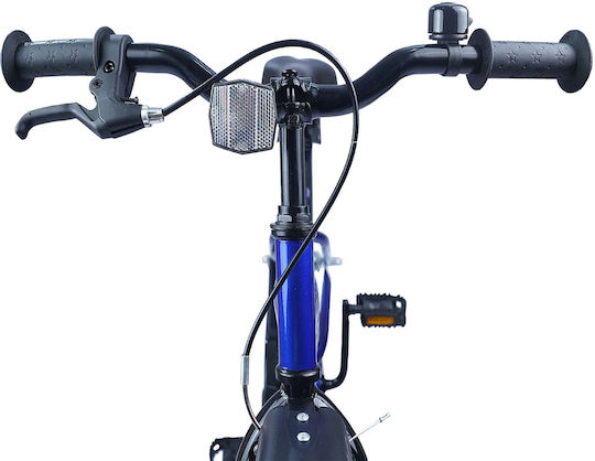 vidaXL 18 Zoll Kinderfahrrad Blau