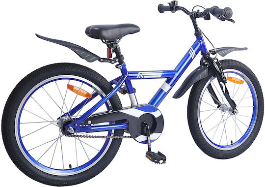 vidaXL 18 Zoll Kinderfahrrad Blau