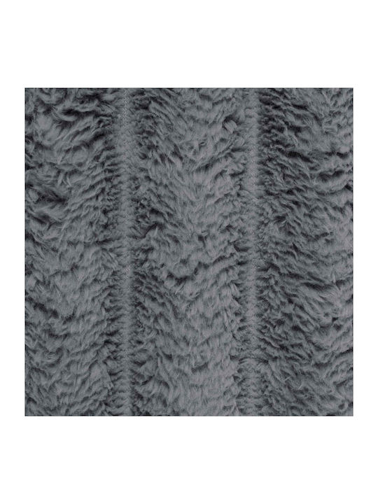 vidaXL Κουβέρτα Fleece Διπλή 200x150εκ. Σκούρο Γκρι 42016830