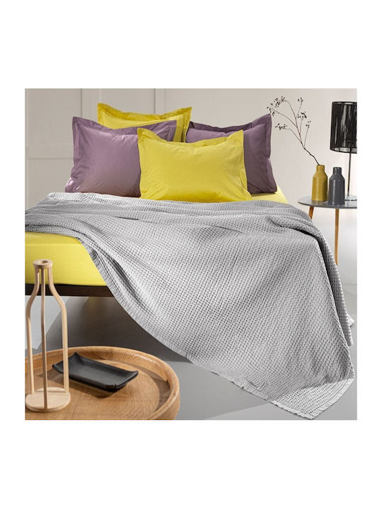 Guy Laroche Eternity Pique Blanket Double 230x240cm Silver