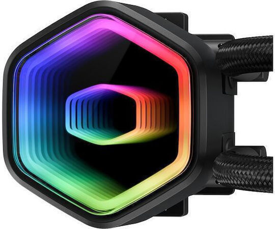 CoolerMaster MasterLiq Core Nex360 ARGB Water Cooling System AIO CPU with 3 120mm Fans