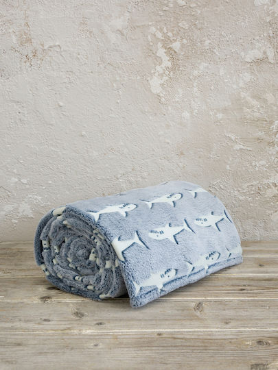 Kocoon Jolly Κουβέρτα Fleece Υπέρδιπλη 220x240εκ. Κόκκινη