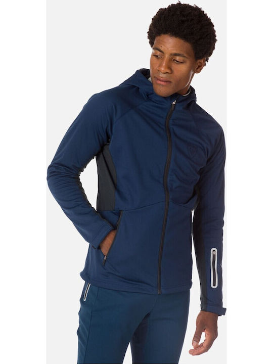 Winter Softshell Waterproof and Windproof Jacket Navy Blue