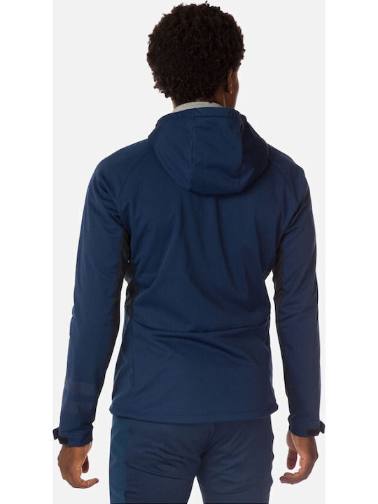 Winter Softshell Waterproof and Windproof Jacket Navy Blue