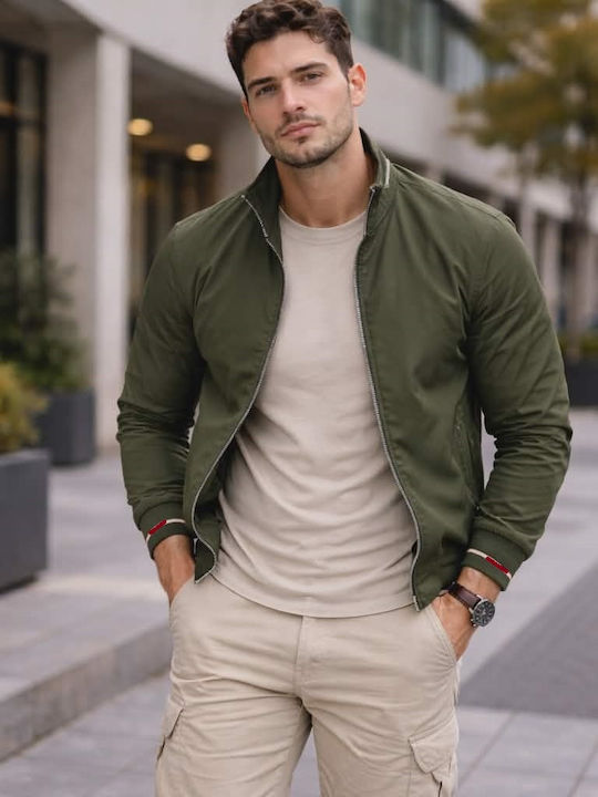 Geacă Bomber Verde Olive