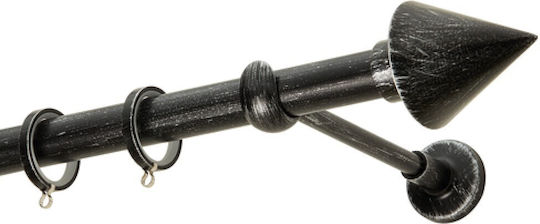 Zogometal Μεταλλικό Κουρτινόξυλο R4146 Φ25mm