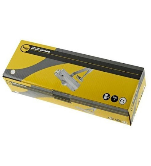Yale Door Closer for Doors up to 85cm and 60kg Brown