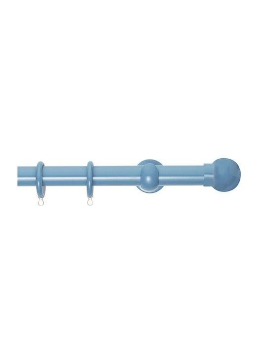 Zogometal Metallic Curtain Pole Single Φ25mm 200cm Blue