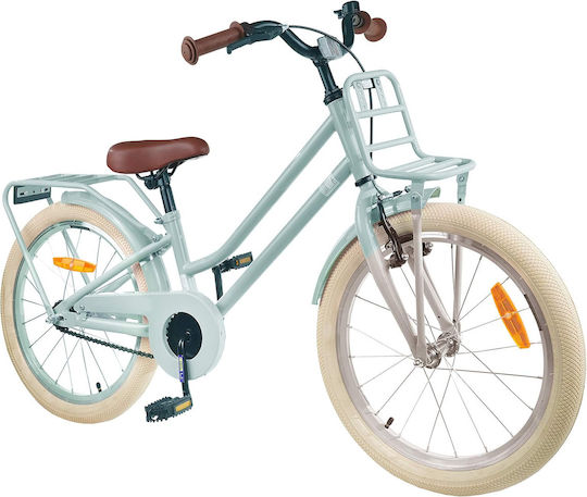 vidaXL 18" Kinderfahrrad Mountainbike Grün