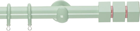 Zogometal Μεταλλικό Κουρτινόξυλο Cp0473 Μονό Φ25mm