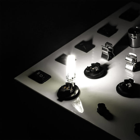 Extrastar Λάμπα LED 1.8W 103mm για Ντουί G4 Φυσικό Λευκό 180lm