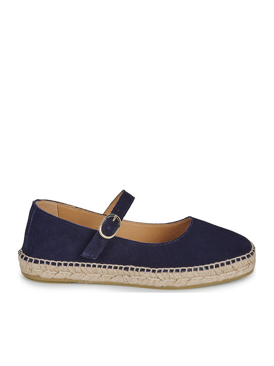 Billie Sandale de Damă cu Platformă pentru Vară în Stil Espadrile Albastre