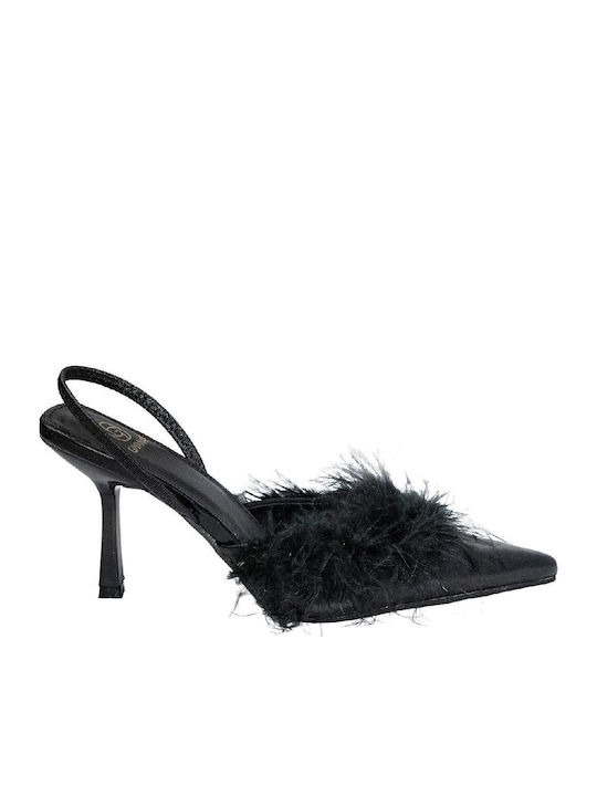 Heels with High Heel Black 50-MAVRO