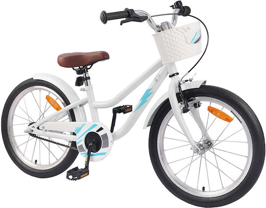 vidaXL 18" Kinderfahrrad Mountainbike Weiß