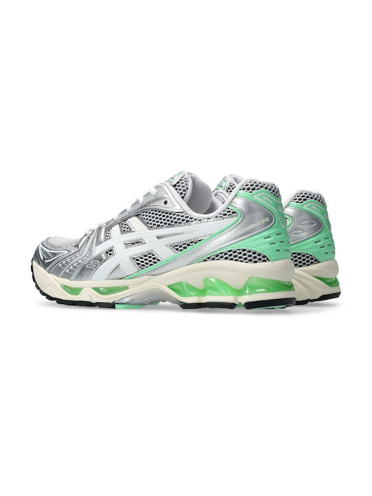 Gelkayano Männer Sportschuhe Laufen Silber Limette
