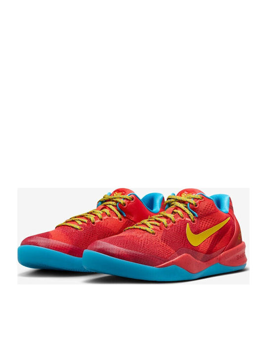 Kobe 8 Year Of The Horse Αθλητικά Παιδικά Παπούτσια Running με Κορδόνια Κόκκινα