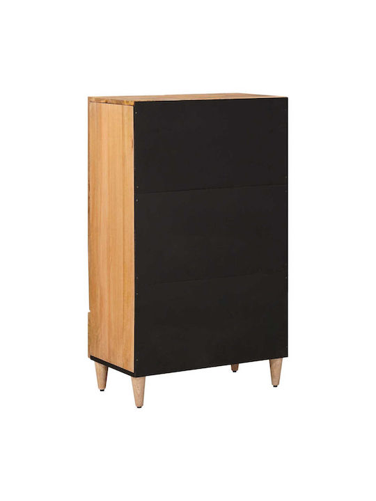 Double Door Wardrobe Natural 60x33.5x100cm