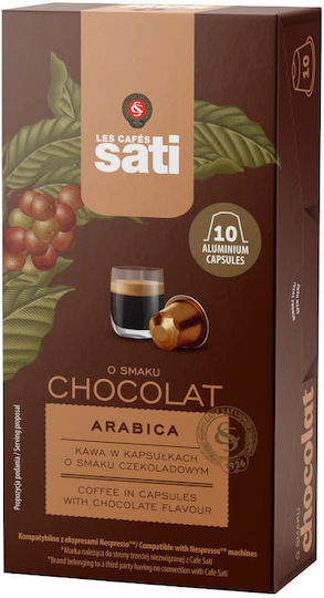 Sati Cafe Κάψουλες Σοκολάτα Συμβατές με Μηχανή Nespresso 10caps