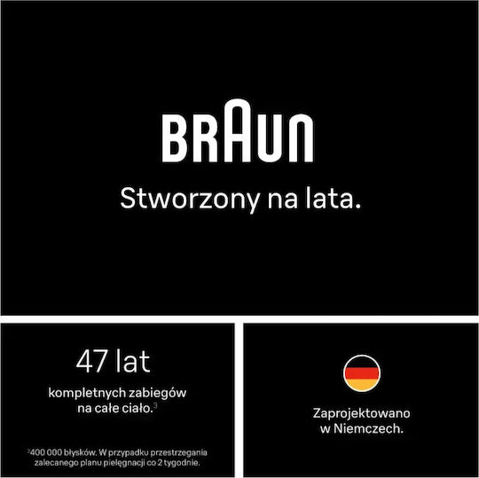Braun Αποτριχωτική Μηχανή IPL για Πρόσωπο, Σώμα & Μπικίνι PL5412