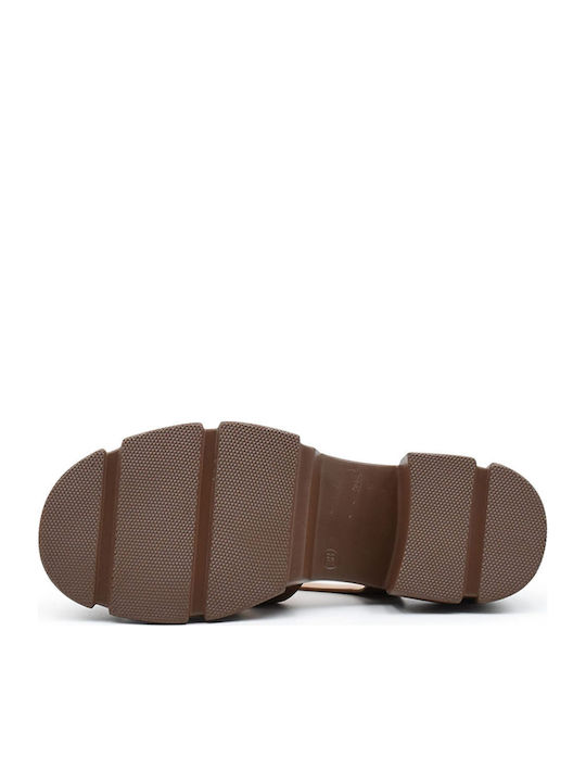 Damen Sandalen Braun