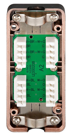 Powertech Network Cable Connection Box Netw-0051 Cat 6/cat 7 600mhz Black