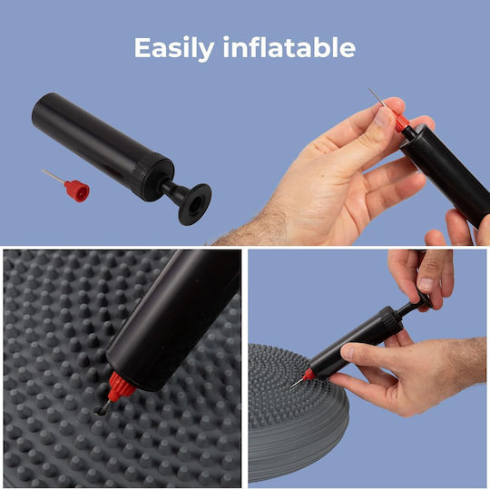 Everest Fitness Pernă De Echilibru Gri Cu Diametru 33cm