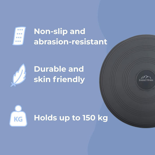 Everest Fitness Pernă De Echilibru Gri Cu Diametru 33cm