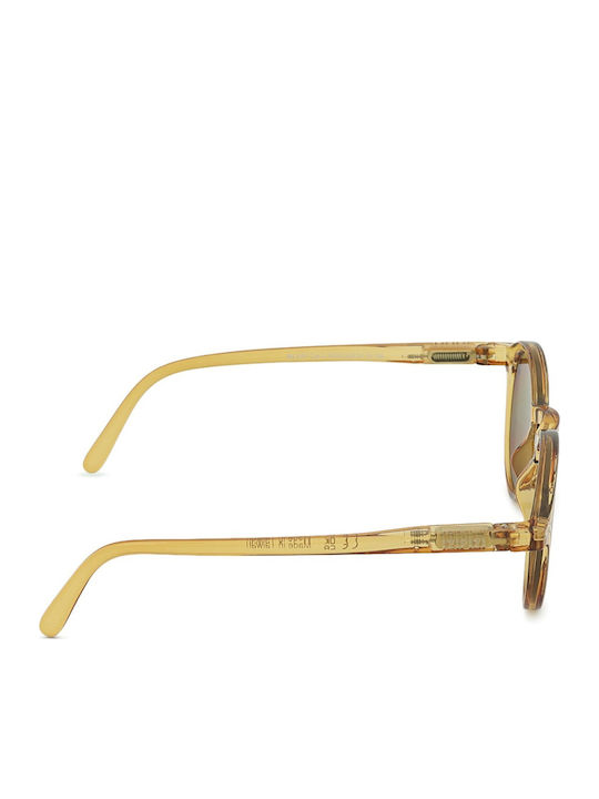 Izipizi Oval Kids Sunglasses with Polarized Mirror Lens Brown for 3-5 Years