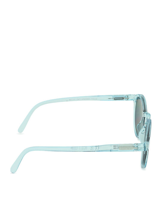 Izipizi Oval Kids Sunglasses with Polarized Mirror Lens Blue for 7-11 Years