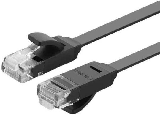 Ugreen Flat U/UTP Cat.6 (Gigabit) Network Cable Ethernet 1m Black
