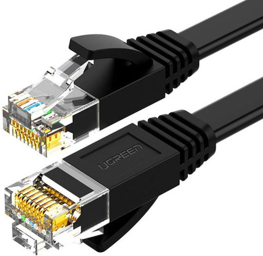 Ugreen Flat U/UTP Cat.6 (Gigabit) Network Cable Ethernet 5m Black